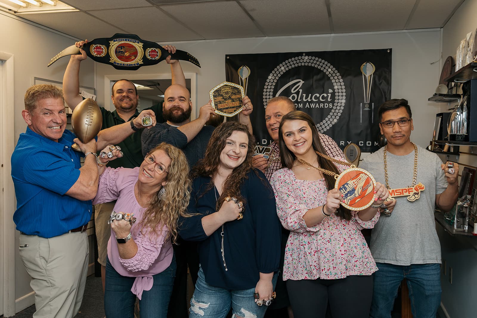 The Colucci Custom Awards team